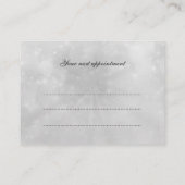 Hübsche Scheinverabredung Terminkarte (Rückseite)