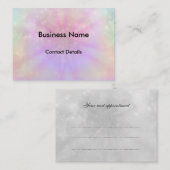 Hübsche Scheinverabredung Terminkarte (Vorne/Hinten)