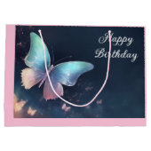 Hübsche Schimmertasche Große Geschenktüte (Rückseite)