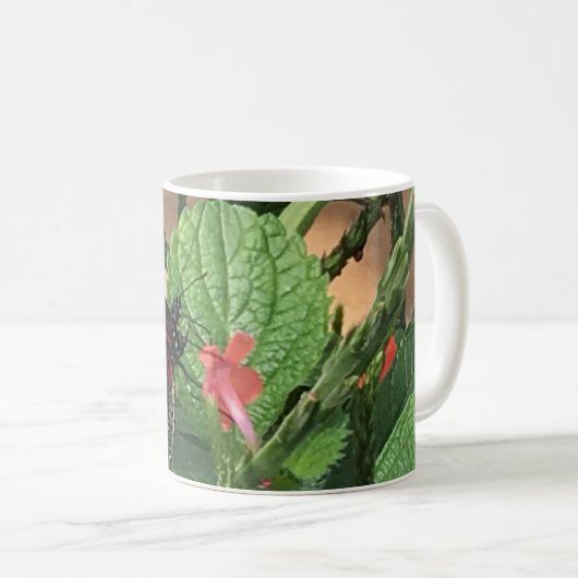 Hübsche Schmetterlinganpassung Kaffeetasse (VorderseiteRechts)