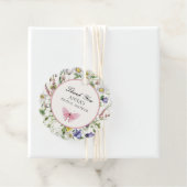 Hübsche Schmetterlinge Blume Brautparty Geschenkanhänger (Beispiel)