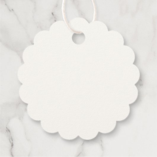 Hübsche Schmetterlinge Blume Brautparty Geschenkanhänger (Rückseite)