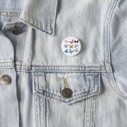 Hübsche Schmetterlinge Button (Beispiel)