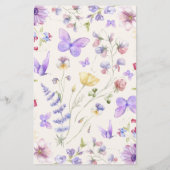 Hübsche Schmetterlinge finden das Gast-Bingo-Spiel (Rückseite)