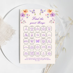 Hübsche Schmetterlinge finden das Gast-Bingo-Spiel