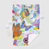 Hübsche Schmetterlinge Golfhandtuch (Insitu)