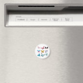 Hübsche Schmetterlinge Magnet (In Situ (Geschirrspüler))
