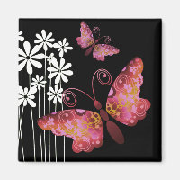 "Hübsche Schmetterlinge" (mauve) von Cheryl Daniel