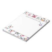 Hübsche Schmetterlinge Notizblock (Rotiert)