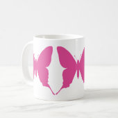 Hübsche Schmetterlinge Tasse (Vorderseite Links)