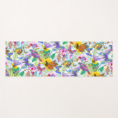 Hübsche Schmetterlinge und Blume Yogamatte (Vorderseite (Horizontal))