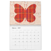 Hübsche Schmetterlingskalender Kalender (Feb 2027)