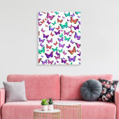 Hübsche Schmetterlingsmuster Leinwanddruck (Insitu (Wohnzimmer))