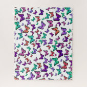 Hübsche Schmetterlingsmuster Puzzle (Vertikal)