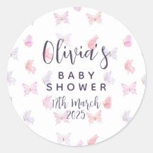 Hübsche Schmetterlingsticker für das Party.