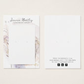 Hübsche Schmuckkarte (Vorne & Hinten)