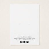 Hübsche Schmuckkarte (Rückseite)