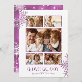 Hübsche Schneeflocken Fotovorlage Orchid ID846 Ankündigung