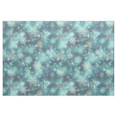 Hübsche Schneeflocken Muster Aquamarin ID846 Stoff (Fat Quarter (45,7 x 55,9 cm))
