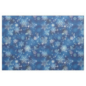 Hübsche Schneeflocken Muster Blue ID846 Tote Bag Stoff (Fat Quarter (45,7 x 55,9 cm))