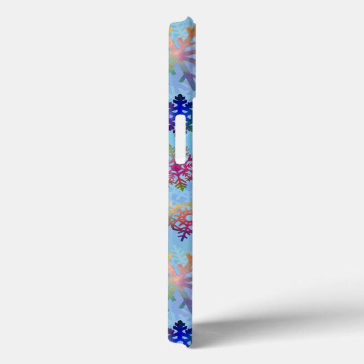 Hübsche Schneeflocken Weihnachtsmuster Case-Mate iPhone Hülle (Rückseite / Rechts)