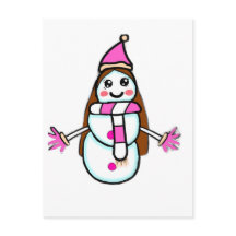 Hübsche Schneefrau – Assinets Vision von Fairness