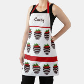 Hübsche Schokolade bedeckt Erdbeeren Schürze (InSitu)