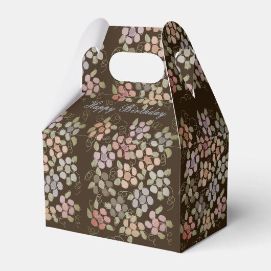 Hübsche Schokolade Braun Gästegutt Geschenkschachtel (Vorderseite)