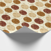 Hübsche schöne Pastel Weihnachtsliegebälle. Geschenkpapier (Ecke)