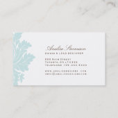 Hübsche Schönheits-Salon-Geschäfts-Karten Visitenkarte (Rückseite)