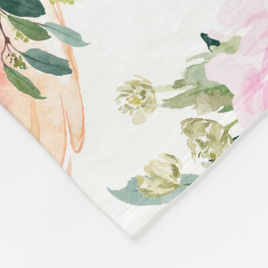 Hübsche Schwanenprinzessin Name Baby Months Girls Fleecedecke (Ecke)