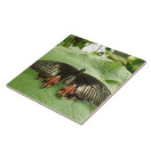 Hübsche Schwarz-Rot-Gold-Butterfly-Tile Fliese (Seite)