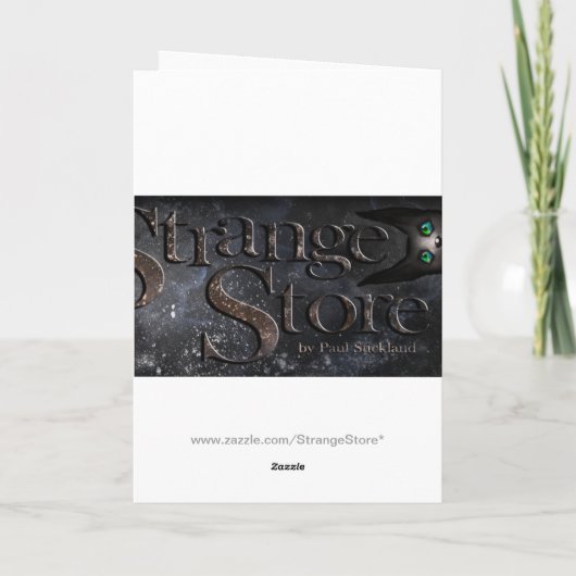 Hübsche Schwarz-Weiß-Katzenkatze Karte (Rückseite)