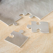 Hübsche Schwarz-Weiß-Langhaarkatze Puzzle (Seite)