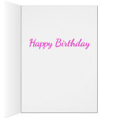 Hübsche Schwarz/Weiß-Rose-Grußkarte (Innen (Rechts))