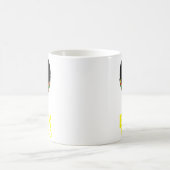 Hübsche schwarze gebildete schwarze Geschichtsmona Kaffeetasse (Mittel)