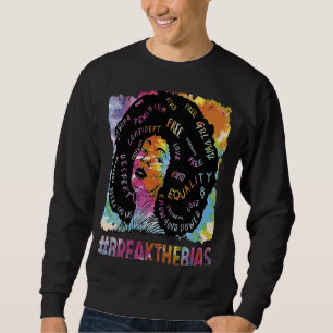 Hübsche Schwarze Geschichte Bruch der Bias 5 Sweatshirt