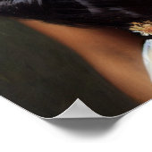 Hübsche Schwarze Girl Poster (Ecke)