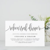 Hübsche Schwarze Kalligrafie Einfaches Probe (Stehend Vorderseite)