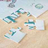 Hübsche schwarze Meerjungfrau, Afrikanisches Meerj Puzzle (Seite)