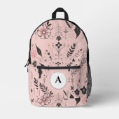 hübsche schwarze Schulmädchen Bedruckter Rucksack (Vorderseite)