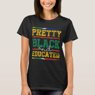 Hübsche Schwarze und erziehende Frauen Schwarze Ge T-Shirt