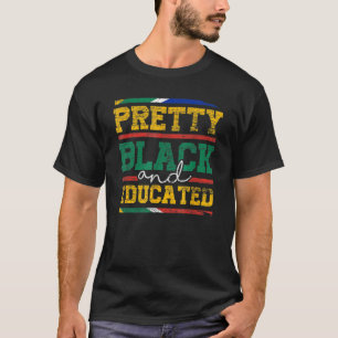 Hübsche Schwarze und erziehende Frauen Schwarze Ge T-Shirt