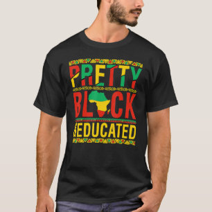 Hübsche schwarze und gebildete Frauen Afrikanische T-Shirt