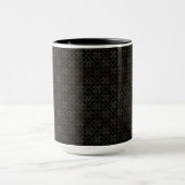 HÜBSCHE SCHWARZE UND GOLDROWS DER KELTISCHEN KNOTE TASSE (Zentrum)