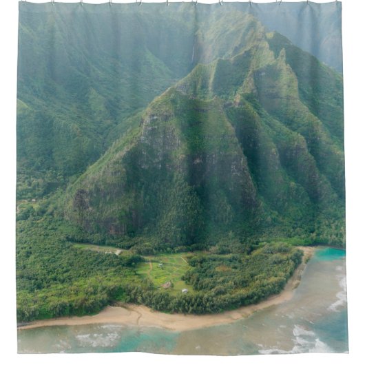 Hübsche Seascape Duschvorhang (Vorderseite)