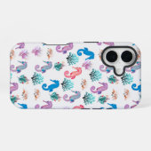 Hübsche Seepferdchen iPhone 16 Hülle (Rückseite (Horizontal))