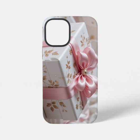 hübsche Seiden-Roségeschenkbox iPhone Hülle (Rückseite)