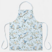 Hübsche Singvögel und Blumen Schürze (Vorderseite)