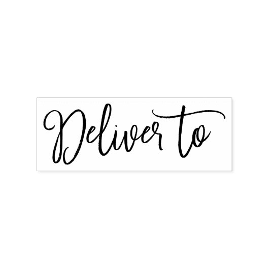 Hübsche Skriptübergabe an Rubber-Briefmarke Gummistempel (Stempel)